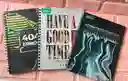 Cuaderno Argollado Cuadros Caballero Grande Pasta Dura Expresarte 80 Hojas