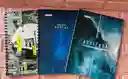 Cuaderno Argollado Cuadriculado Caballero Grande Economico Pappyer 80 Hojas