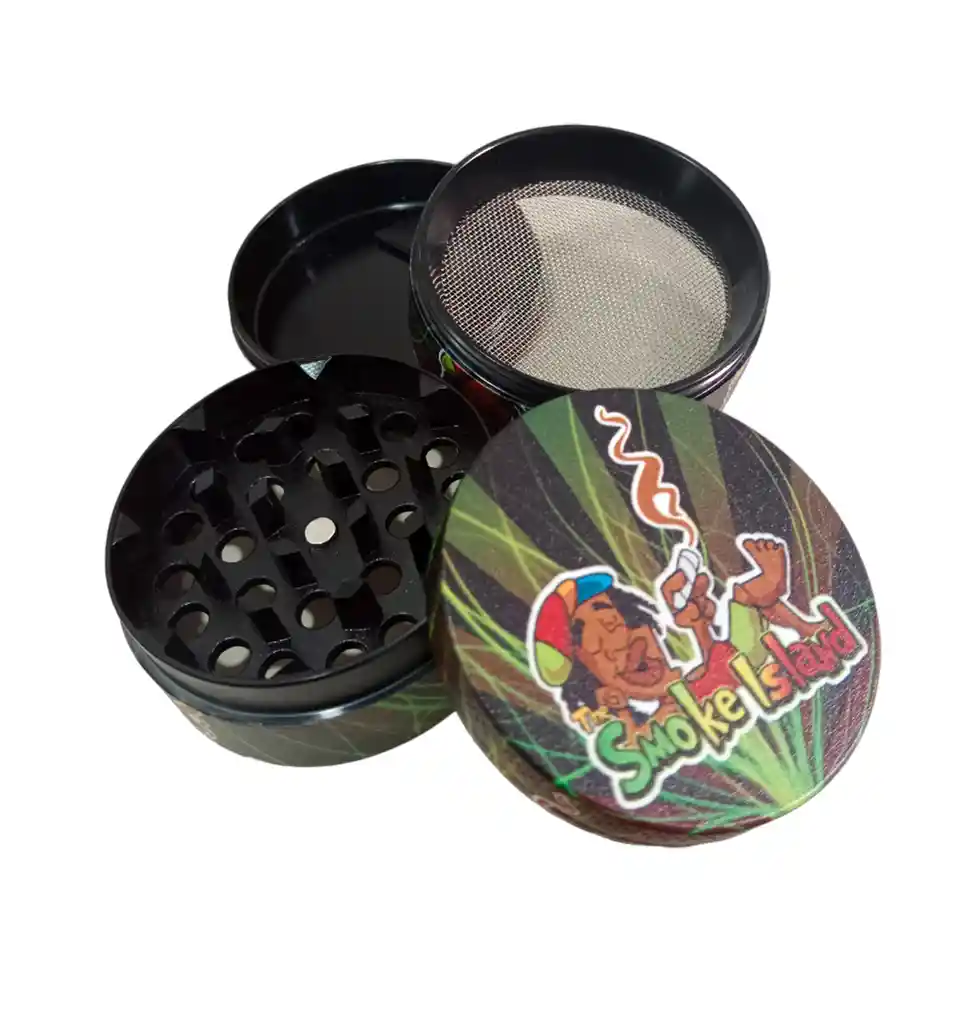 Grinder Mediano Metal 4 Rasta