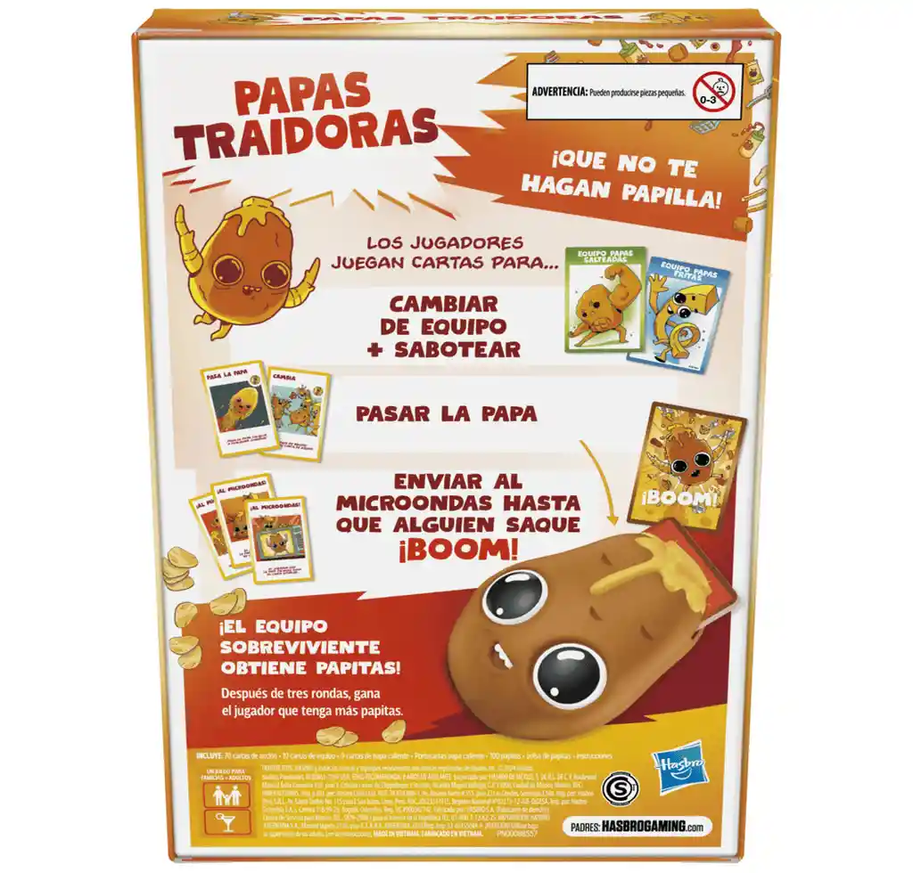 Juego De Mesa Hasbro Gaming Papas Traidoras