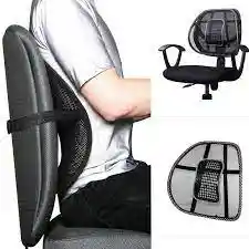 Soporte Ergonomico En Malla Lumbar Para Sillas De Oficina