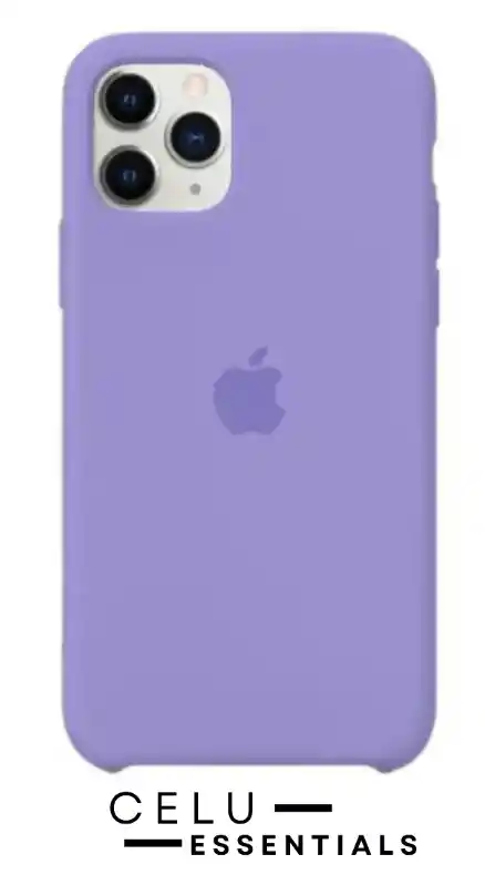 Estuche Iphone 11 Silicona Lila