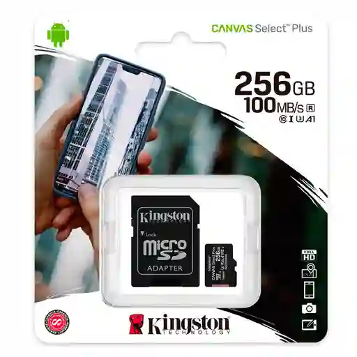 Memoria Micro Sd Kingston Canvas Select Plus 256gb / Memoria Microsd / Memoria Kingston