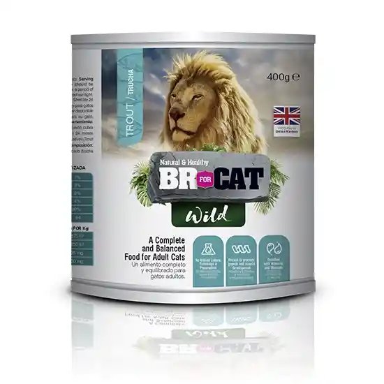 Lata Br For Cat Wild Trout (trucha) X 400gr