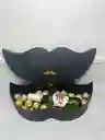 Caja Bigote Hombre Con Cerveza Stella Y Chocolates Ferrero Rocher