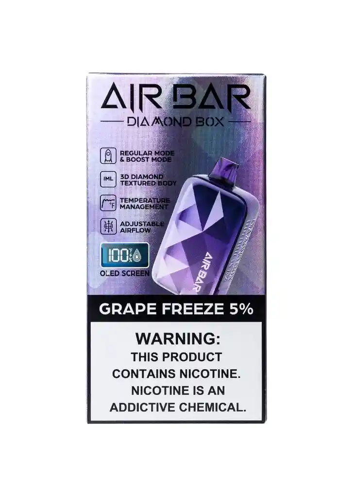 Air Bar Diamond Box 20.000, Grape Freeze