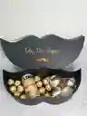 Caja Bigote Hombre Con Cerveza Bbc, Chocolates Ferrero Rocher Y Fresas Con Chocolate