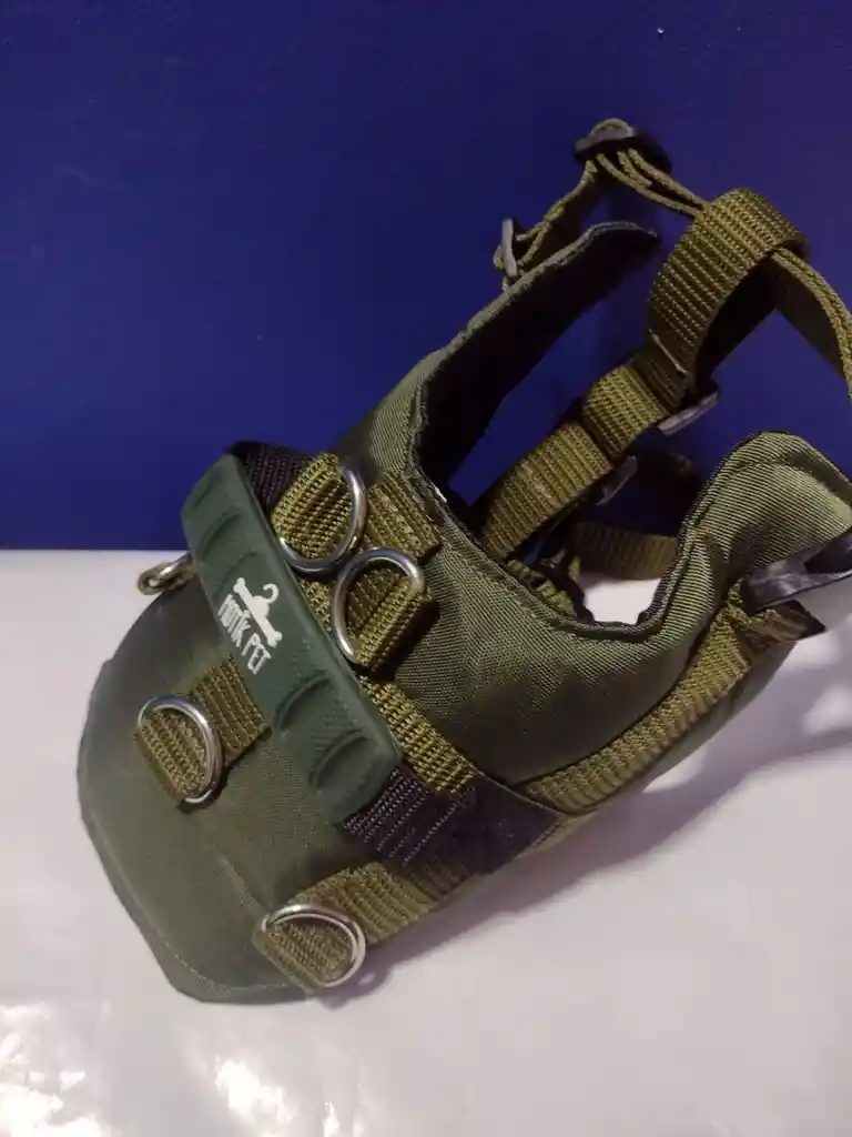 Arnes/ Pechera Para Perros Perseo Talla S Color Verde Militar