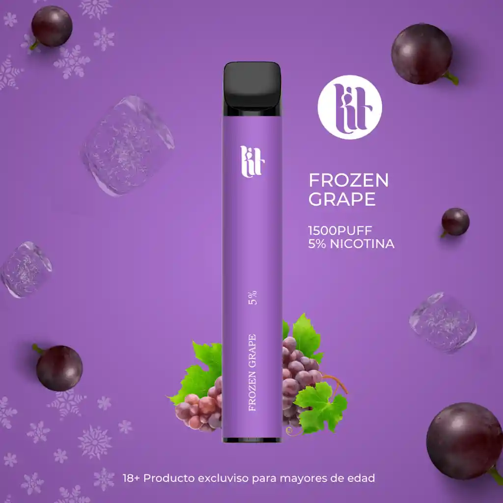 Vapes Desechable Frozen Grape 1500puff