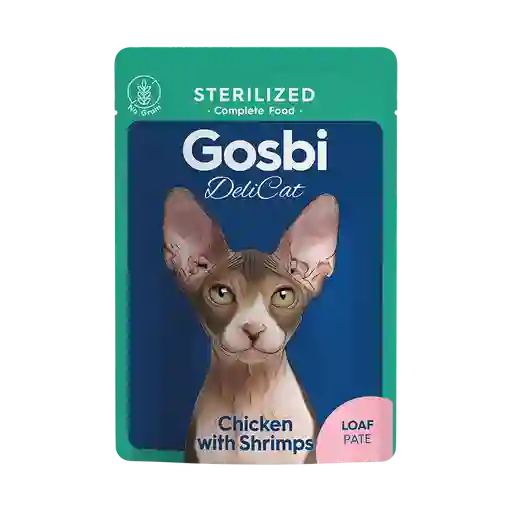 Gosbi Delicat Sterilized Chicken Shrimps 70 Gr