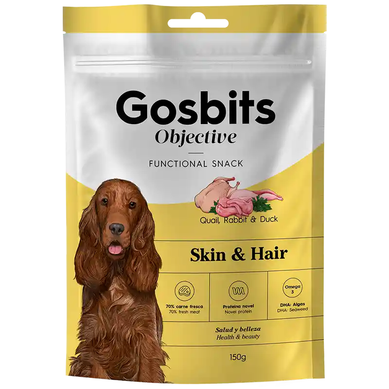 Gosbits Dog Objective Skin Hair 170 Gr