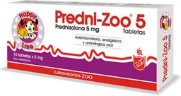 Predni-zoo 5 Mg 10 Tabletas