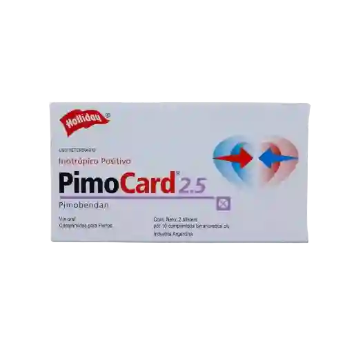 Pimocard 2,5 Mg 20 Comprimidos