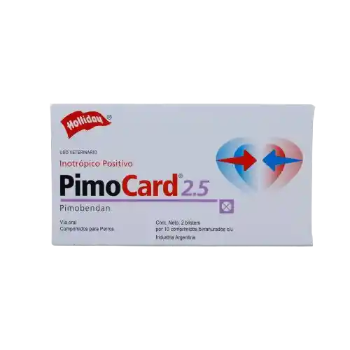 Pimocard 2,5 Mg 20 Comprimidos