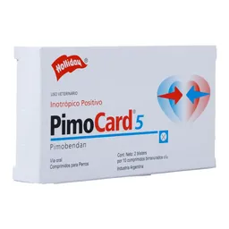 Pimocard 5 Mg 20 Comprimidos