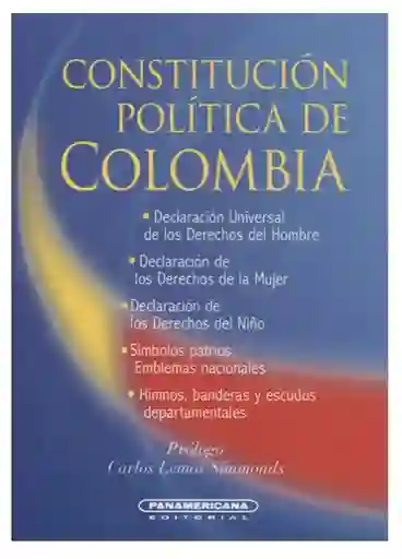 Constitución Política De Colombia 1991 Panamericana Editorial Edición Actualizada 2023