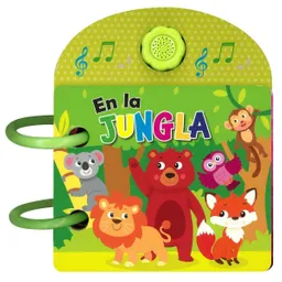 Libros Infantil En La Jungla Con Sonidos Sensorial Niños