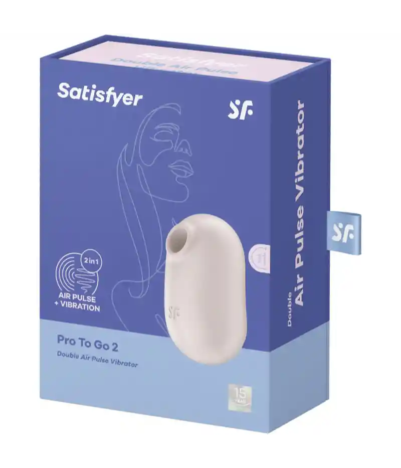 Satisfyer Succionador Con Vibración - Pro To Go 2 Rosa