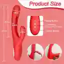 Vibrador Donal Doble Estimulación Punto G Y Clitoris Recargable