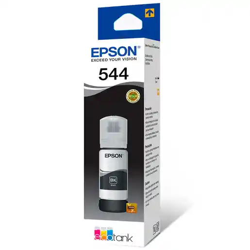 Bote De Tinta Negra Original Epson 544 X70ml Bk