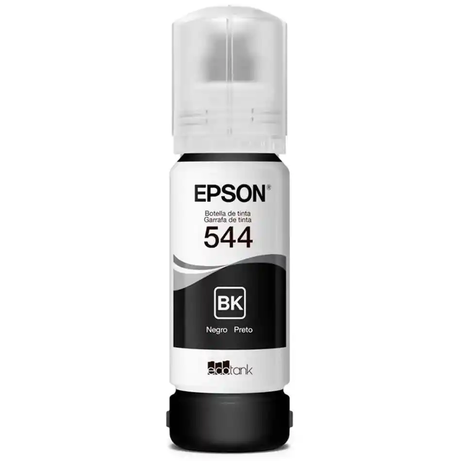 Bote De Tinta Negra Original Epson 544 X70ml Bk