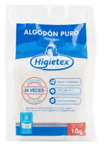 Higietex Algodón Blanco 10g