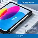 Case Smart Con Espacio Lápiz Ipad Linkon 10.9" Negro (ipad 10th)