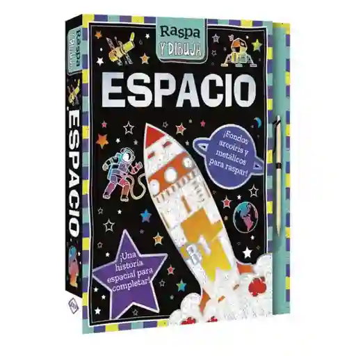 Libro Infantil Raspa Y Dibuja El Espacio Creativos Niños