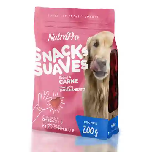 Nutrapro Snack Suaves Perro Carne 200g