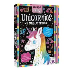 Libro Infantil Raspa Y Dibuja Unicornio Creativos Niños