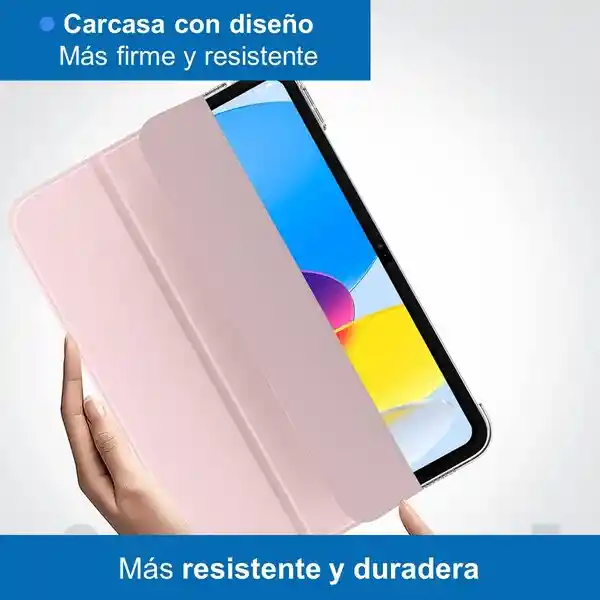 Case Smart Para Ipad Linkon 10.9" Rosado (ipad 10th)