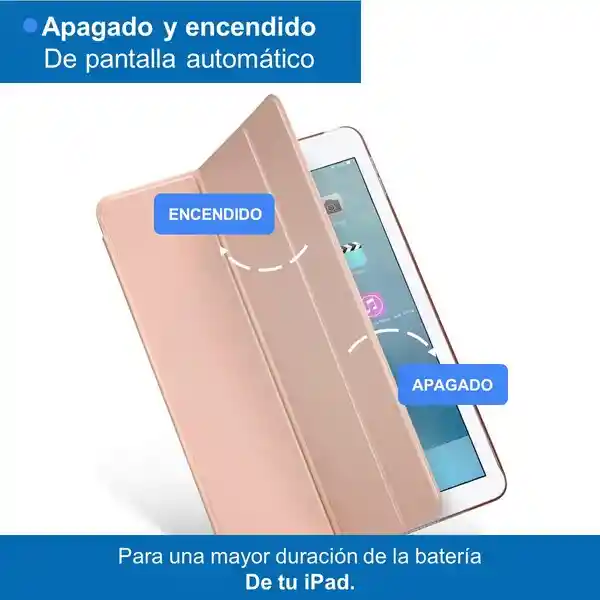 Case Smart Para Ipad Linkon 10.2" Rosado (ipad 9th)