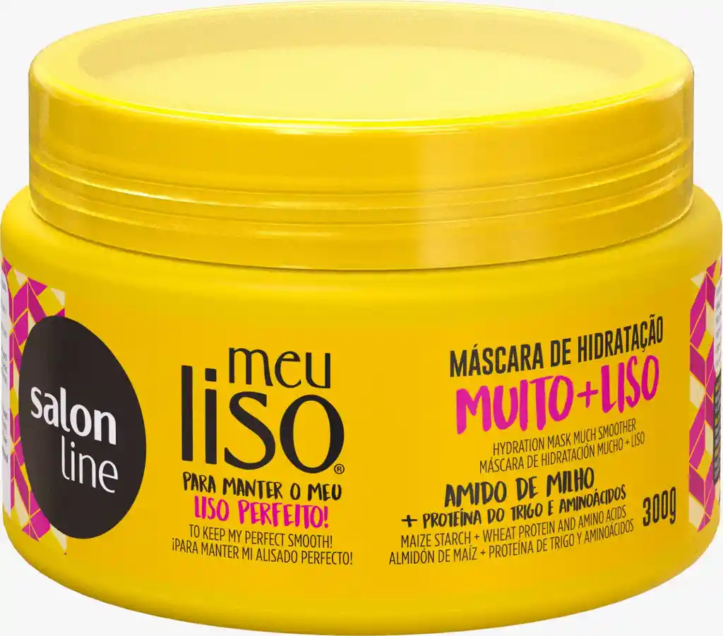 Salon Line Meu Liso Máscara De Hidratación Muito + Liso 300 G