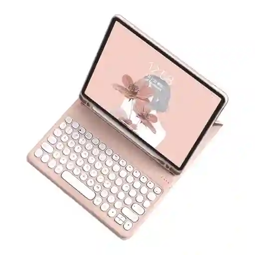 Case Smart Teclado Para Ipad Linkon Rosado - 10.9"