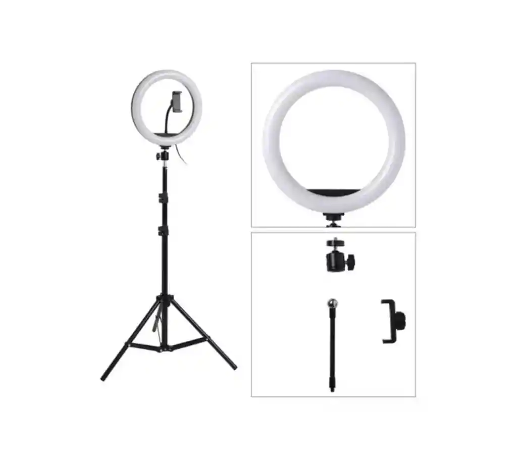 Aro De Luz 25 Cm Led Ring Fill Light + Tripode