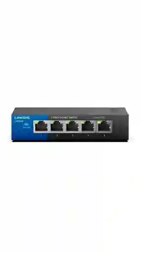 Switch Linksys Lgs105 - 5 Puertos - 10/100/1000 - Caja Metalica - Conexión Plug And Play