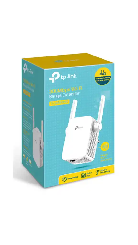 Extensor De Rango Inalambrico Tp-link Tl-wa855re 300 Mbps - 2 Antenas Externas