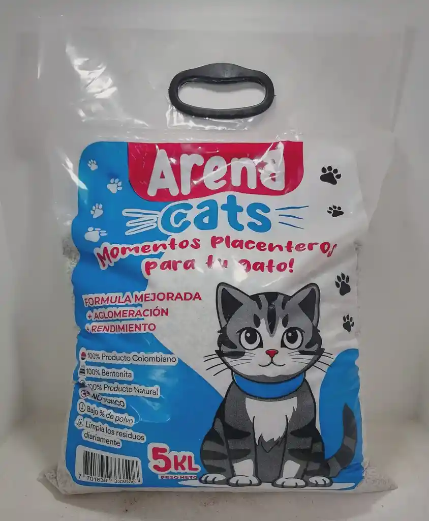 Arena Para Gatos Presentacion Por 5 Kilos