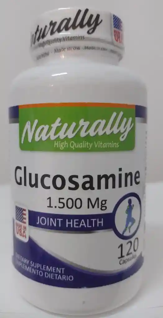 Glucosamine 1500 Mg X 120 Capsulas Naturally