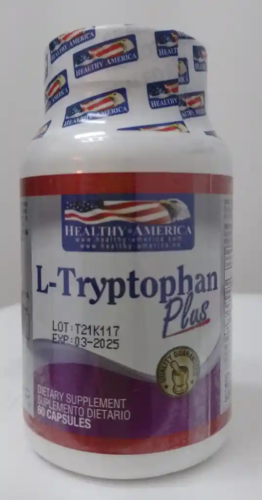 L-tryptophan Plus Por 60 Capsulas Healthy America