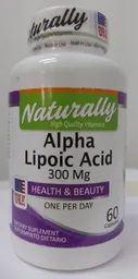 Alpha Lipoic Acid 300 Mg X 60 Capsulas Naturally