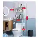 Organizador De Baño Estantería Mueble Ahorrador De Espacio 3 Color Blanco