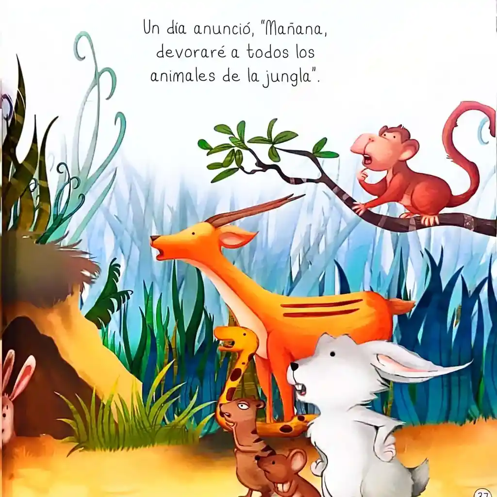 Libro Infantil Mi Gran Libro De Cuentos De Animales Niños