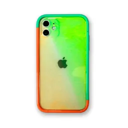 Estuche Iphone 14 Pro Ultra 3 En 1 Naranja