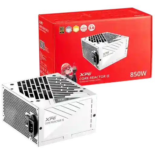 Fuente De Poder Xpg Core Reactor Ii 850w 80 Plus Gold (blanco)