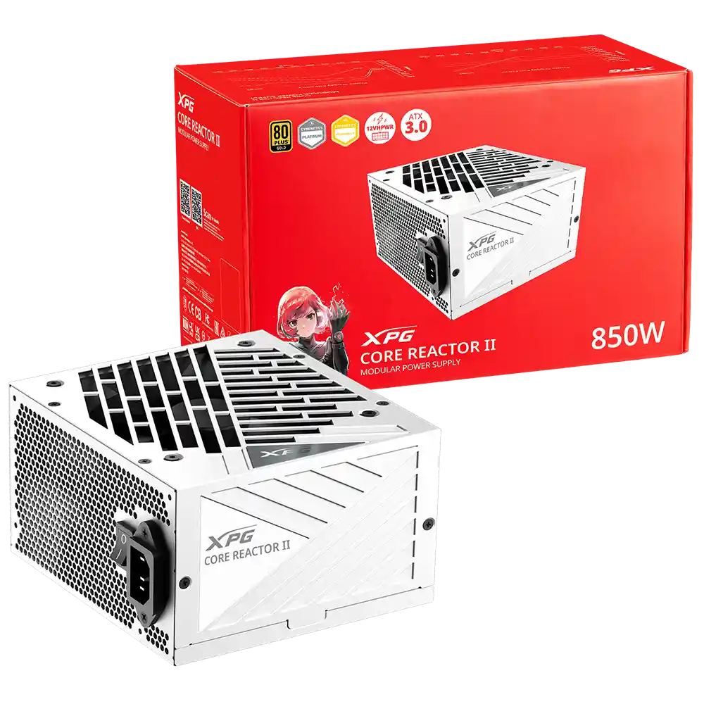 Fuente De Poder Xpg Core Reactor Ii 850w 80 Plus Gold (blanco)