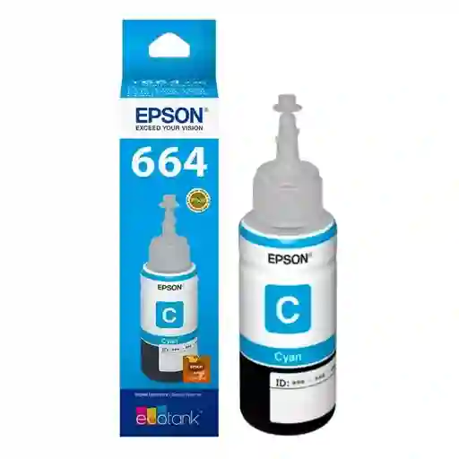 Tinta Epson 664 Azul (cian) Original De 70ml