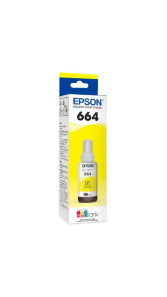 Tinta Epson T-664 Yellow Compatible Con L121