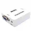 Adaptador Convertidor Vga A Hdmi + Audio