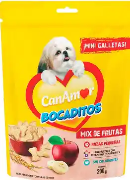 Canamor Bocaditos Mix De Frutas X 200gm